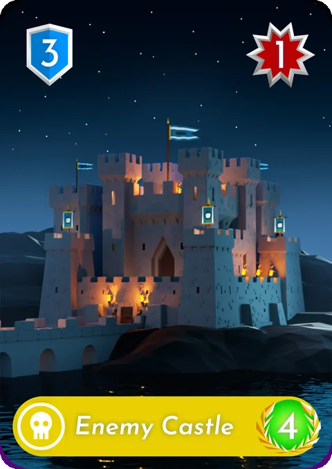 Enemy Castle card