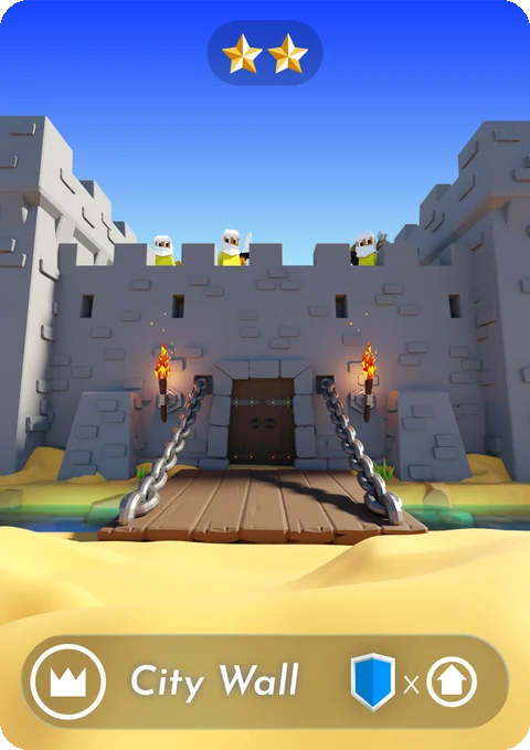 City Wall card