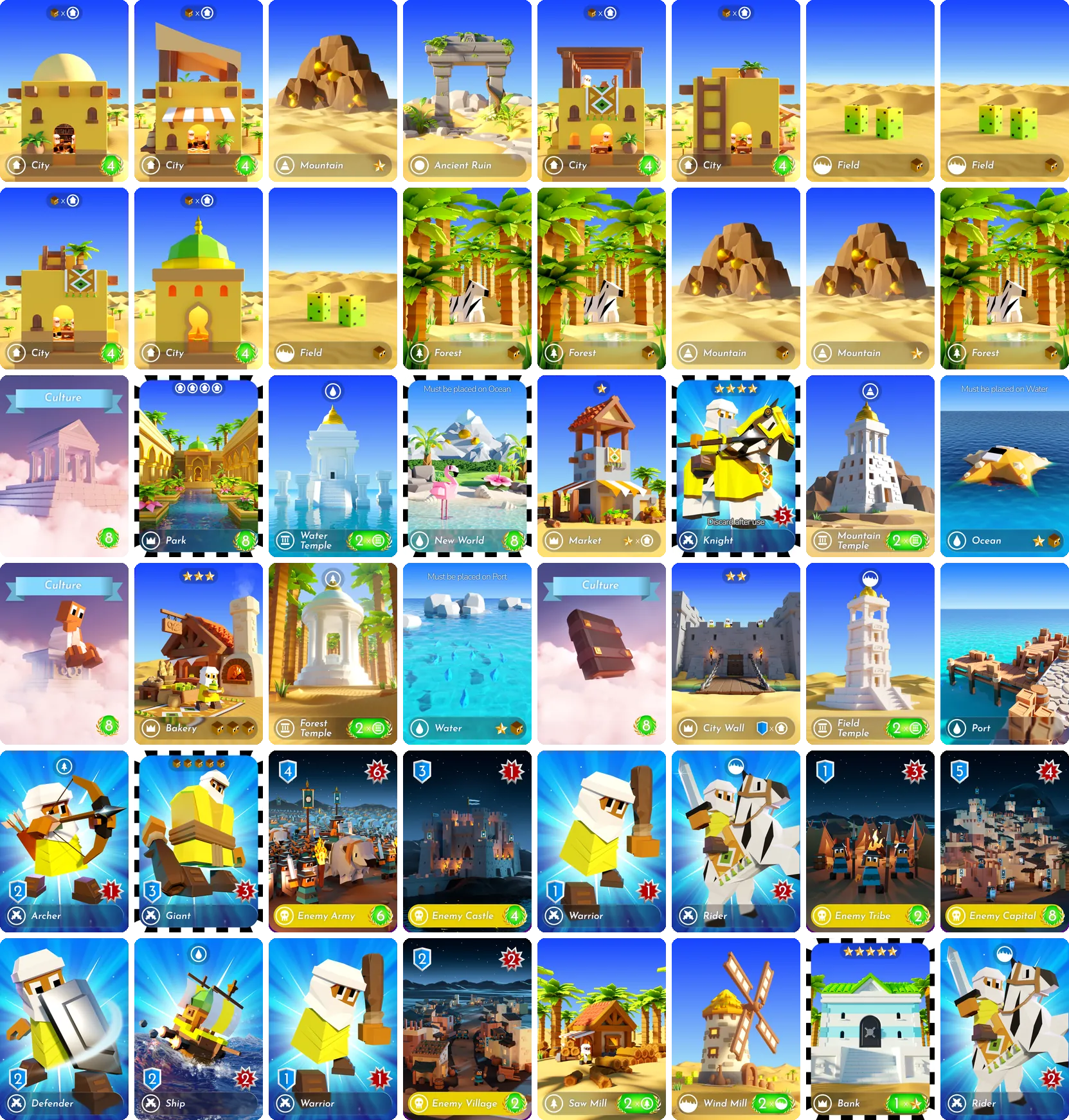 All 48 Oumaji cards